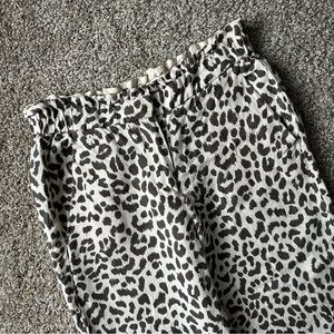 J.Crew Ruffle Waist Linen Pant